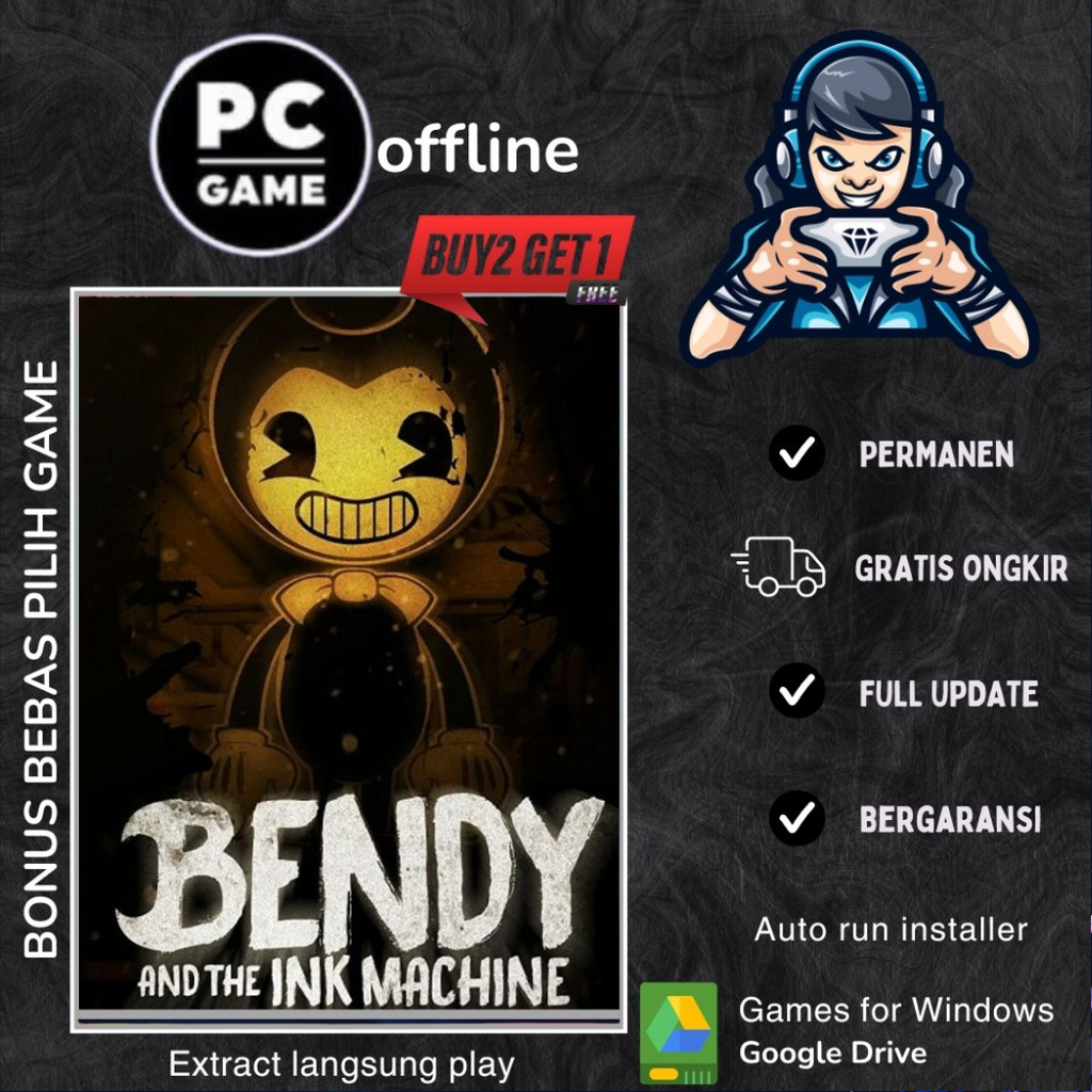 Jual BENDY AND THE INK MACHINE COMPLETE EDITION - GAME PC - GAME LAPTOP ...