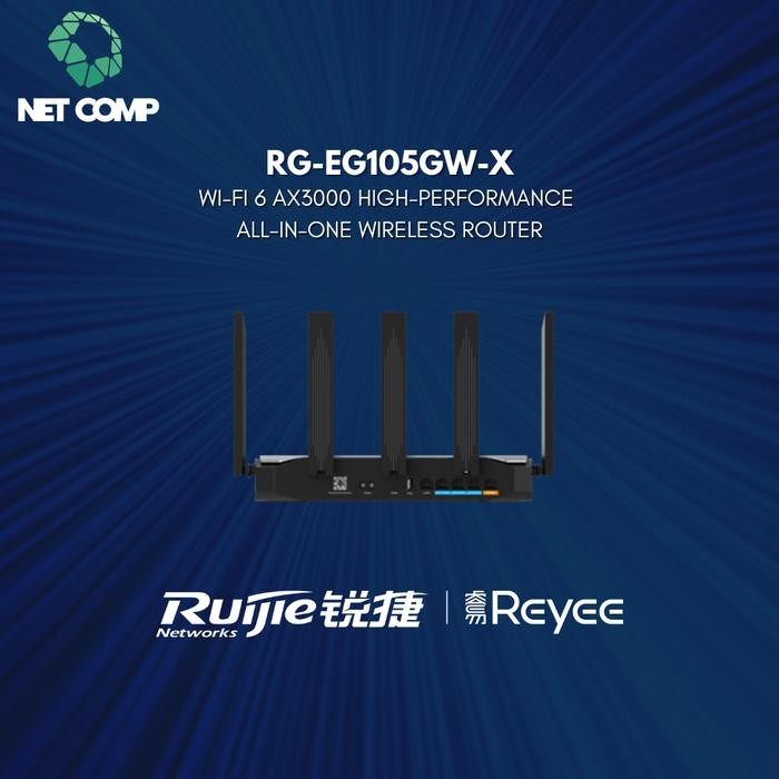 Jual ROUTER RUJIE RG-EG105GW-X Wi-Fi 6 AX3000 Hh-performance All-in-One ...