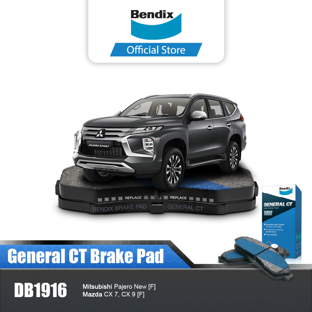 Jual Bendix Kampas Rem Depan Mobil Mitsubishi Pajero Sport Dakkar 2015 ...