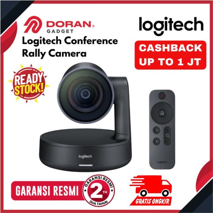 Jual Logitech Rally Camera Ultra HD Video 4K - Garansi Resmi 2 Tahun ...