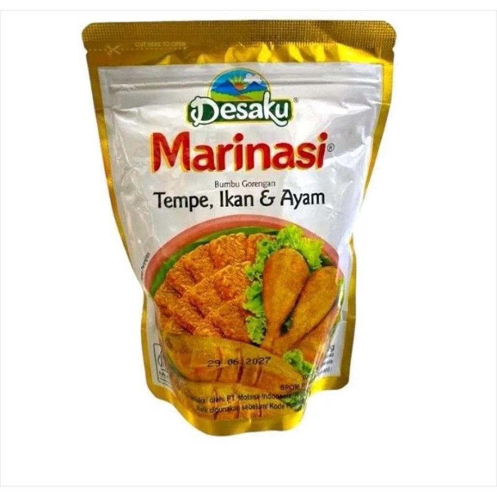 プロフ必読 Desaku 264袋 Bumbu Tempe Ikan Ayam Jual BUMBU MARINASI TEMPE IKAN AYAM 100 GR - DESAKU | Shopee Indonesia