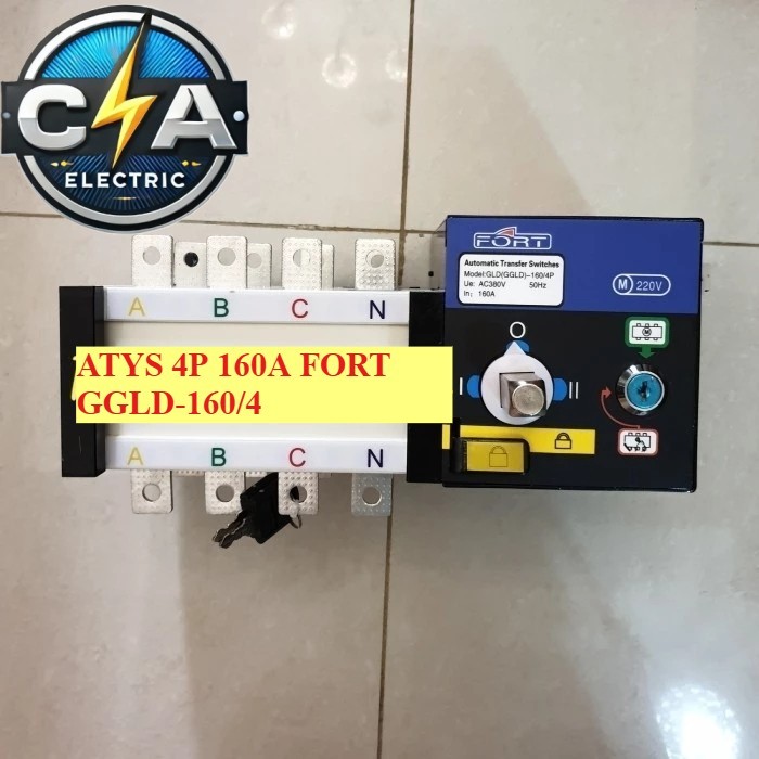 Jual Automatic COS/COS Motorized ATYS 4P 160A FORT GGLD-160/4 Automatic ...