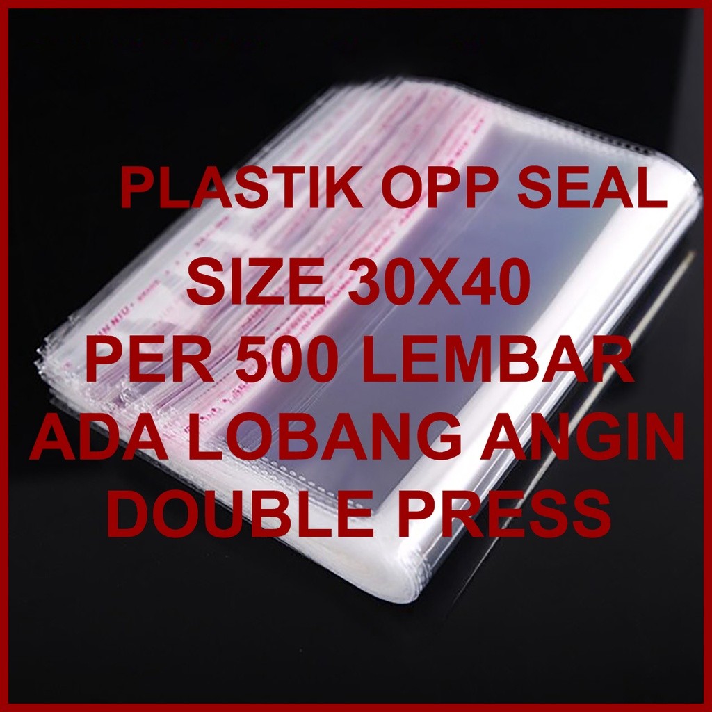 Jual Plastik OPP Seal 30x40 Per 500 Lembar | Shopee Indonesia