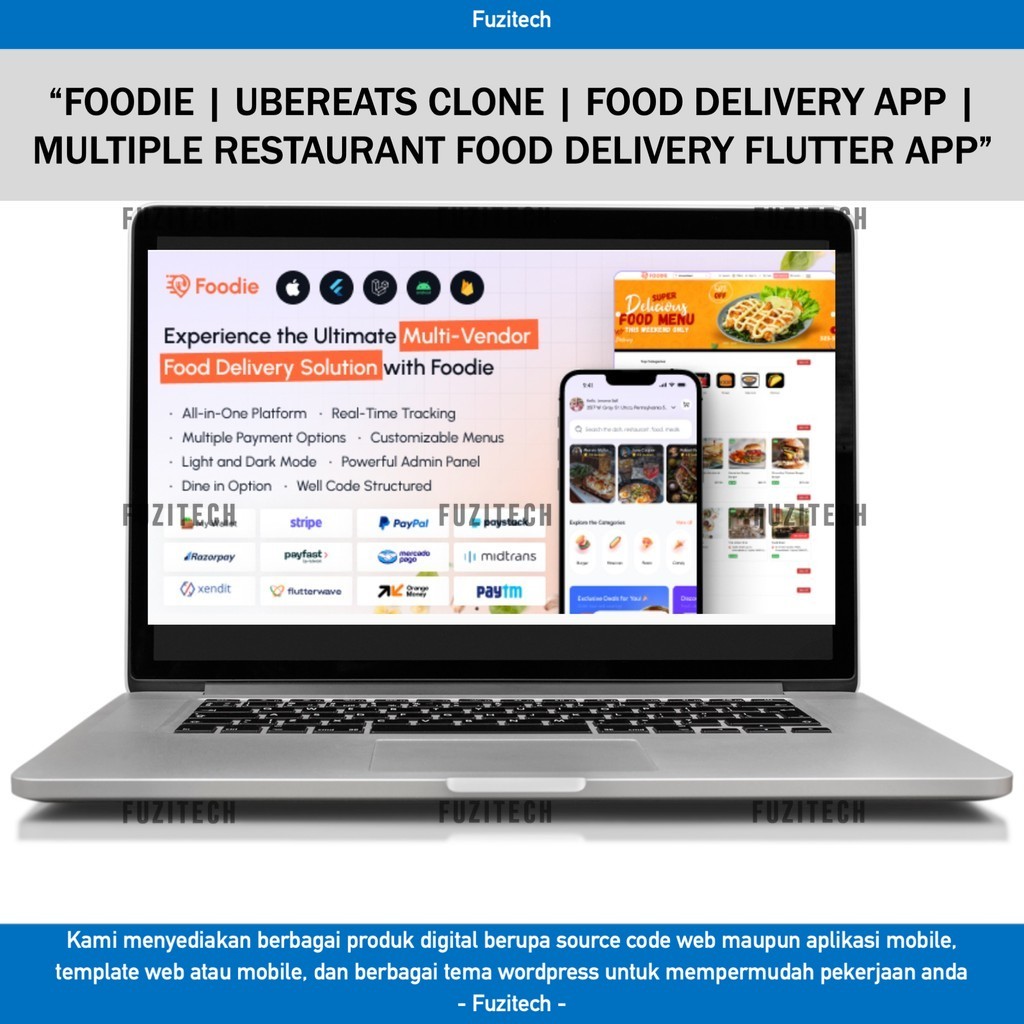 Jual SOURCE CODE APLIKASI MOBILE FOODIE | UBEREATS CLONE | FOOD ...