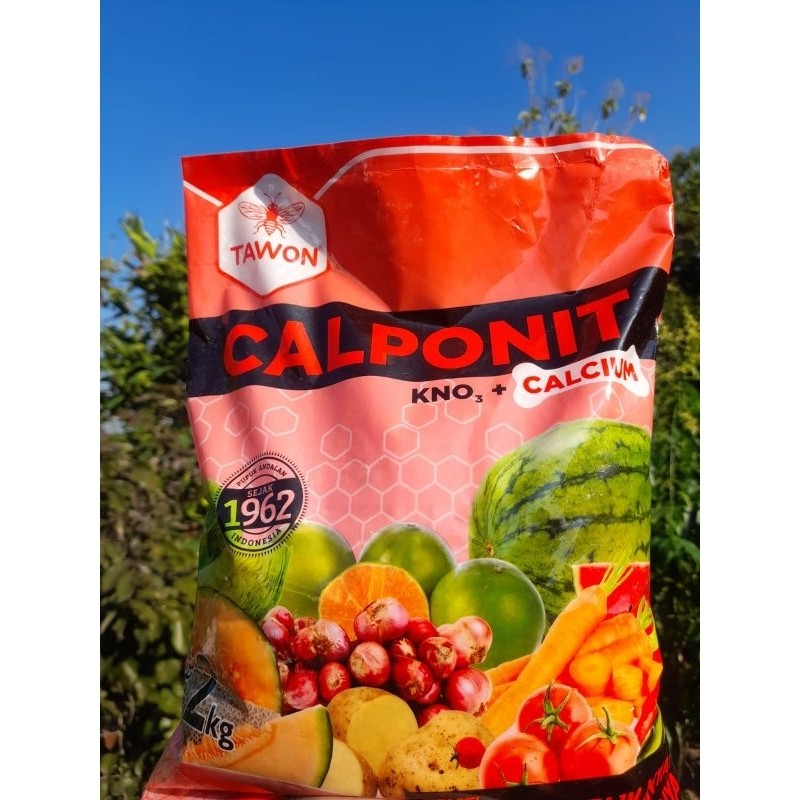 Jual Pupuk Calponit Cap Tawon KNO3 Merah Tawon Kno3 + Calsium 2KG ...