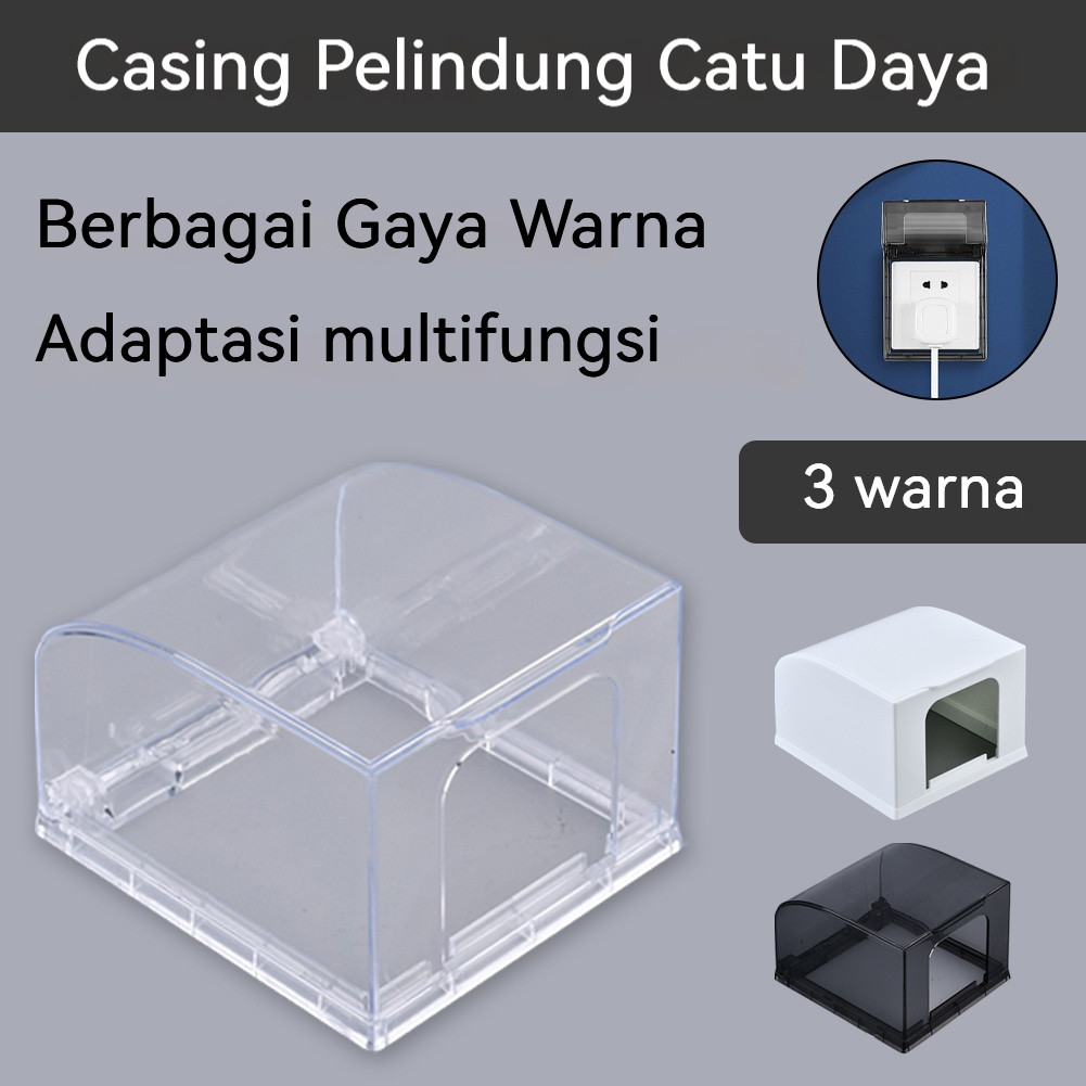 Jual box kotak tempel cover pengaman safety penutup stop kontak colokan ...