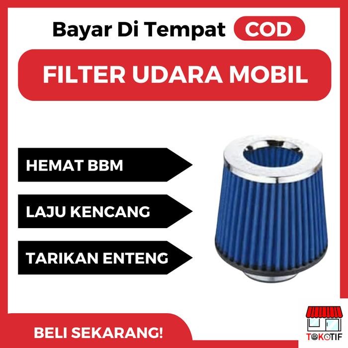 Jual Intake Open Filter Saringan Udara Racing Simota Biru Air Filter ...