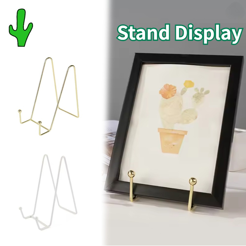 Jual Stand Display Buku Besi Rak Penyimpanan Mangkok Foto Piring Pigura ...