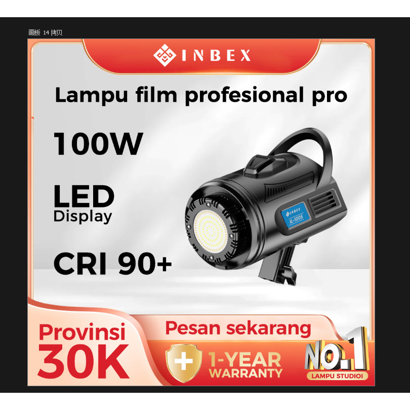 Jual INBEX 100S Lampu Live Lighting Streaming Konten 2800K-6500K LED ...