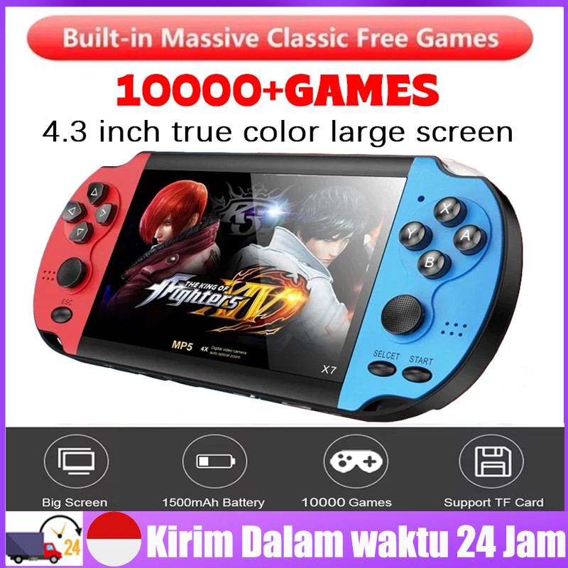 Jual [Ready ya,COD] PSP X7 Gameboy Handheld Game Console Player 4.3 ...