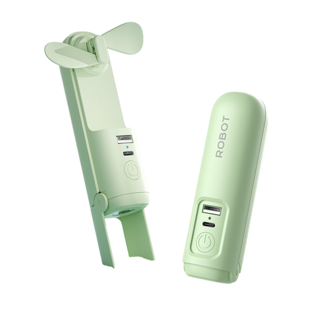 ROBOT RT-NF01 Kipas & Senter Portable 2000 Mah kipas angin portable mini original garansi resmi 1 th