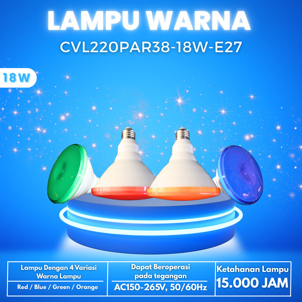 Jual Civilite Lampu PAR38 LED 18 Watt CVL5PAR38- FITTING E27- Lampu ...
