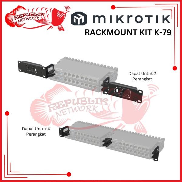 Jual Mikrotik RB5009 Rackmount Kit K-79|Bracket Kupingan RB5009New ...
