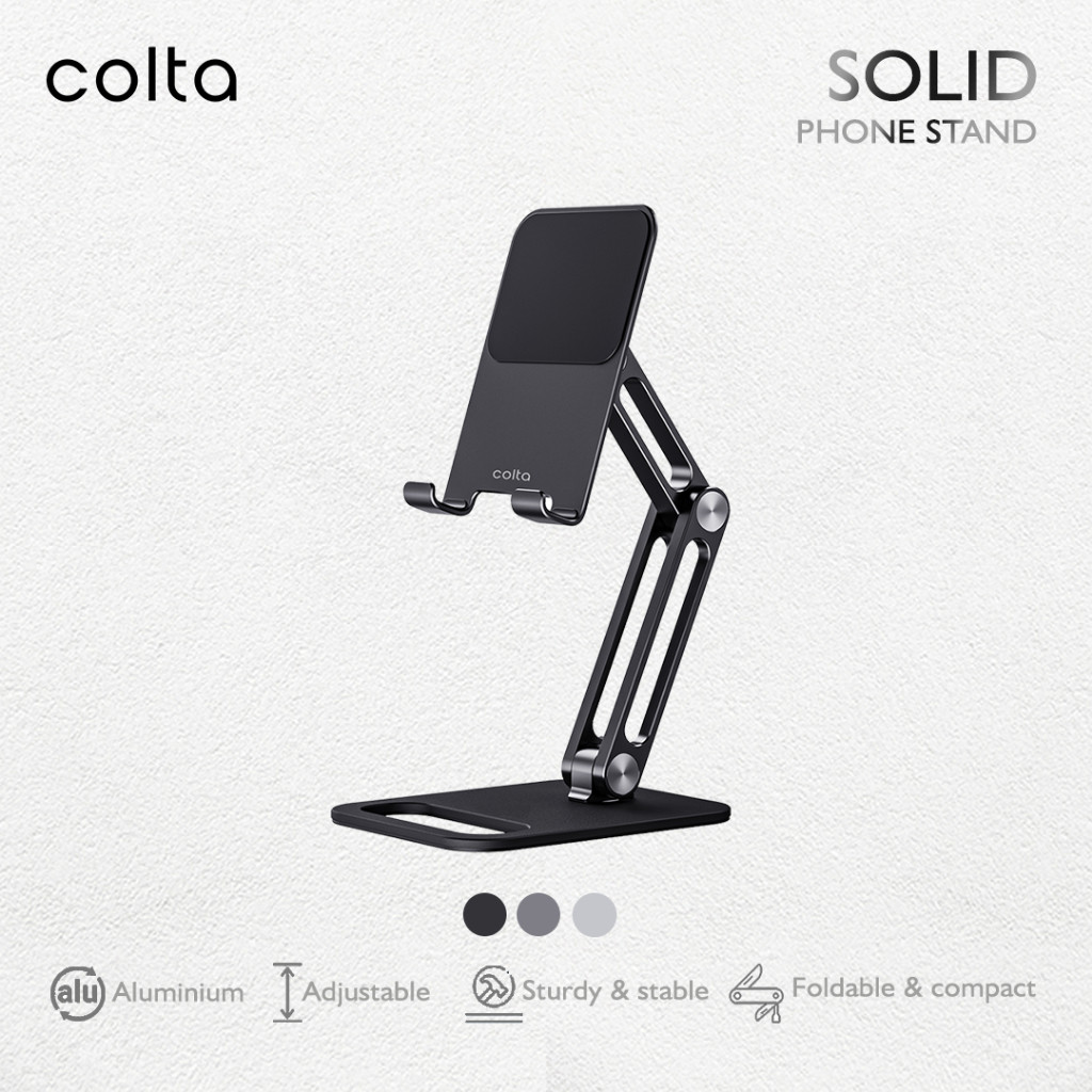Jual Colta P6 Solid Phone Stand /Tablet Holder Aluminium Tab Bracket ...