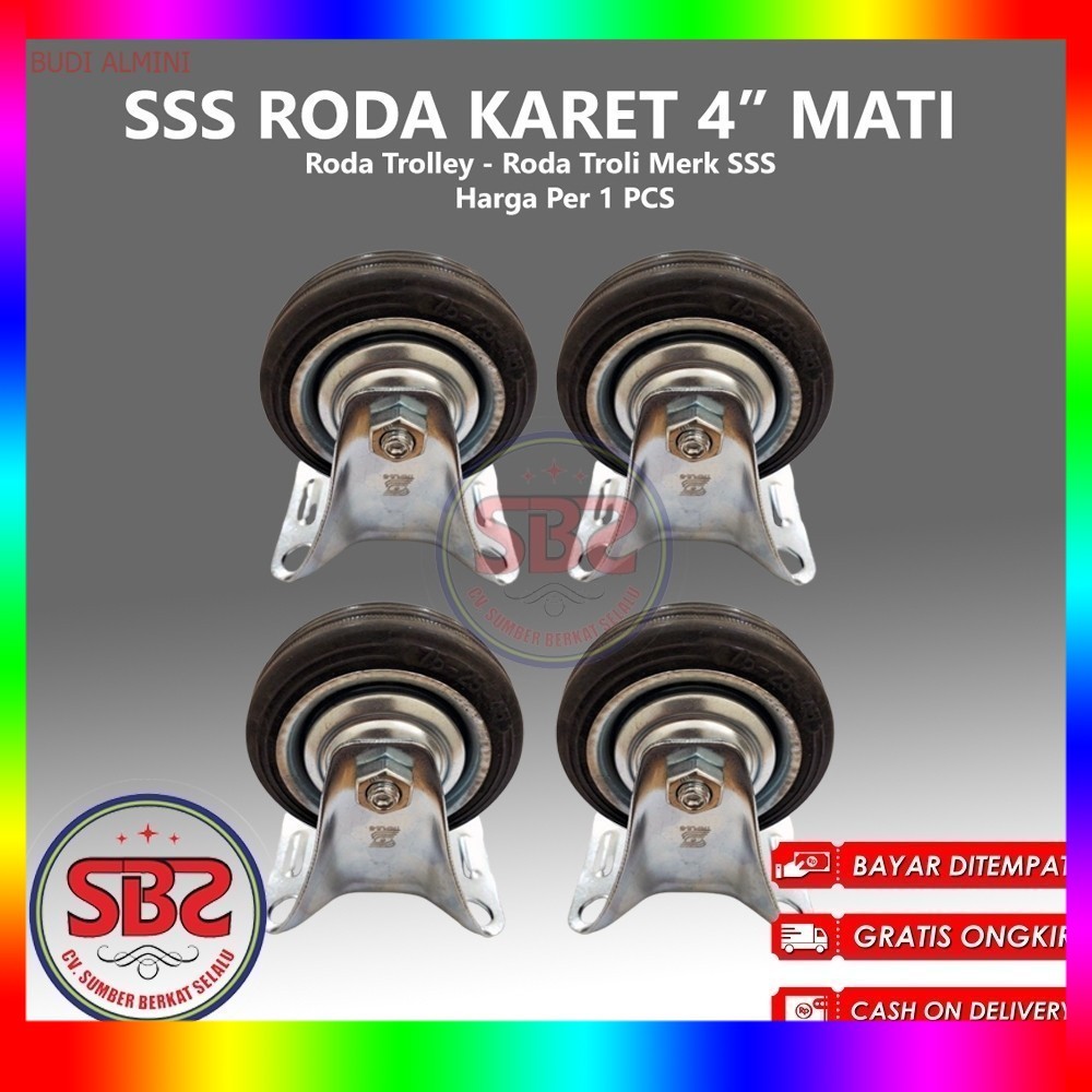 Jual SSS Roda Kastor 4