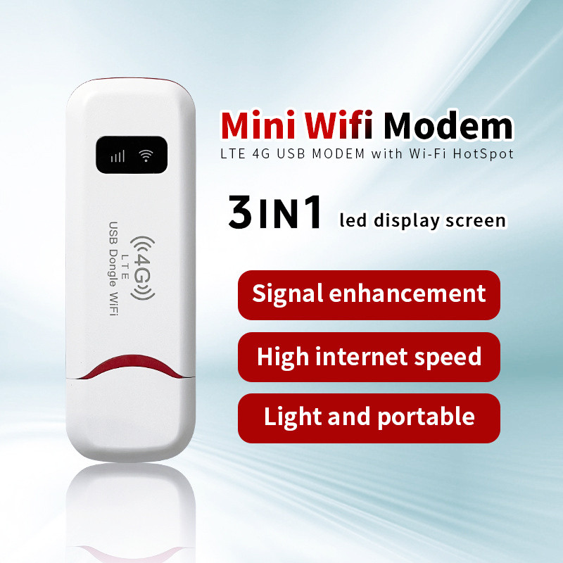 Jual Modem WiFi Portable 4G LTE All Operator USB Mifi 500Mbps Support ...