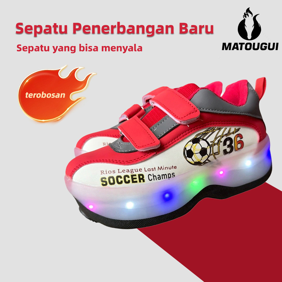 Jual Matougui -Sepatu Roda 4 Roda LED untuk Anak – Roda Tersembunyi ...