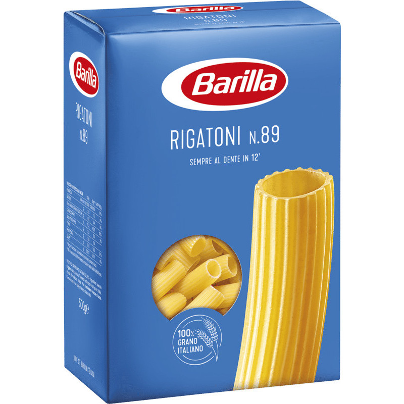 Jual Rigatoni Barilla / Pasta Rigatoni Barilla - 500 Gram | Shopee ...