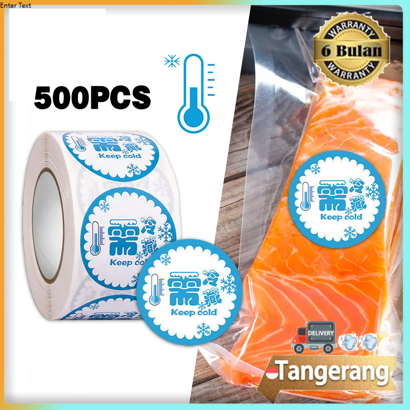 Jual 500pcs/roll Sticker Frozen Food Label Kemasan Makanan Beku Label ...