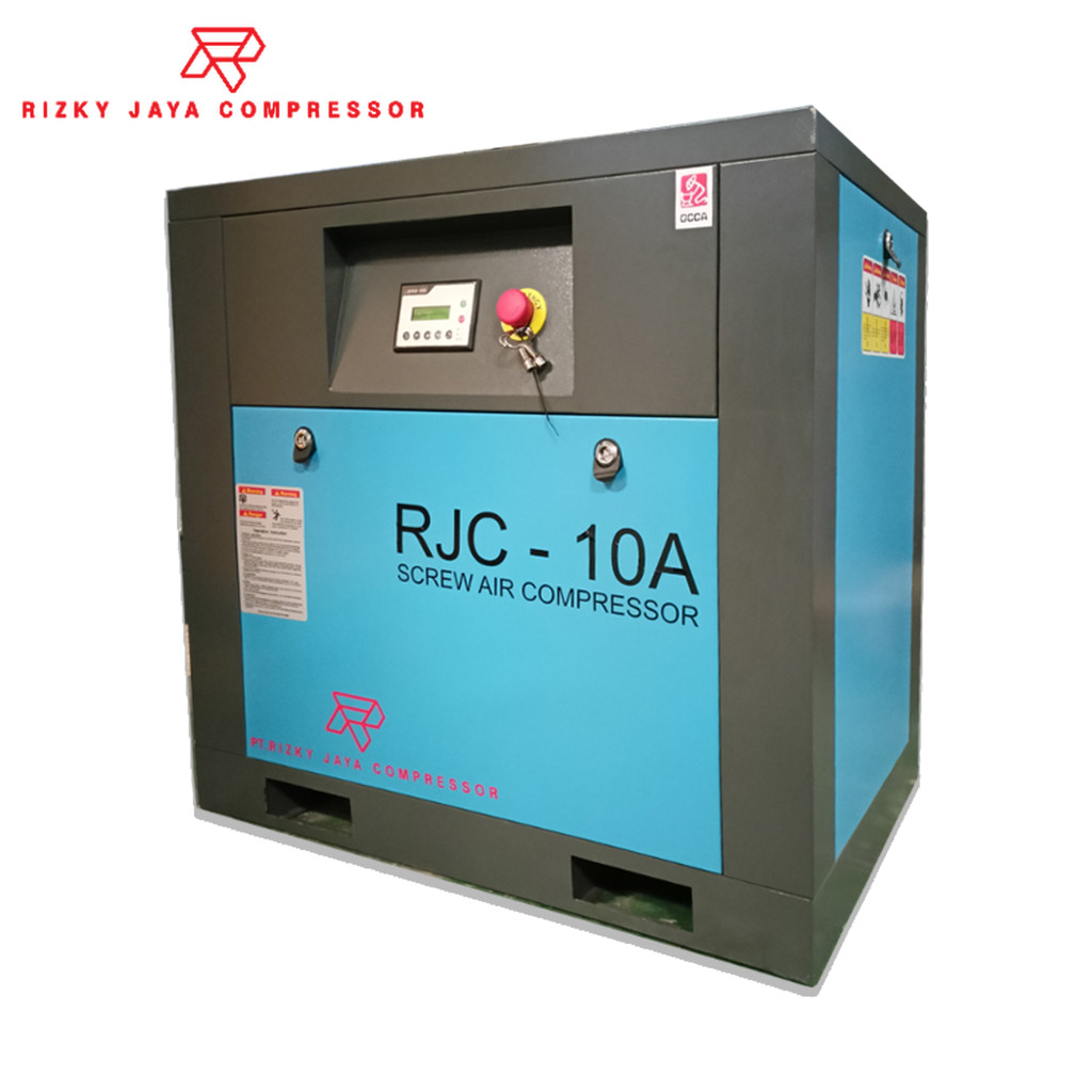 Jual RJC Kompresor Screw 10 hp Fix Speed 7.5 kw Kompresor Angin 10hp ...