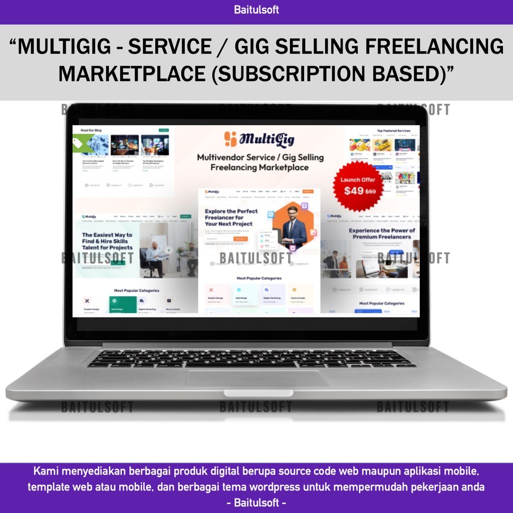 Jual SOURCE CODE APLIKASI WEB MULTIGIG - SERVICE / GIG SELLING ...