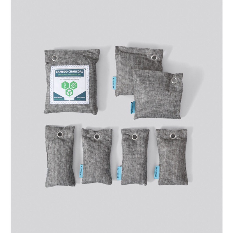 Jual Hapi Home Bamboo Charcoal Air Purifying Bag 50gr 100gr 200gr ...