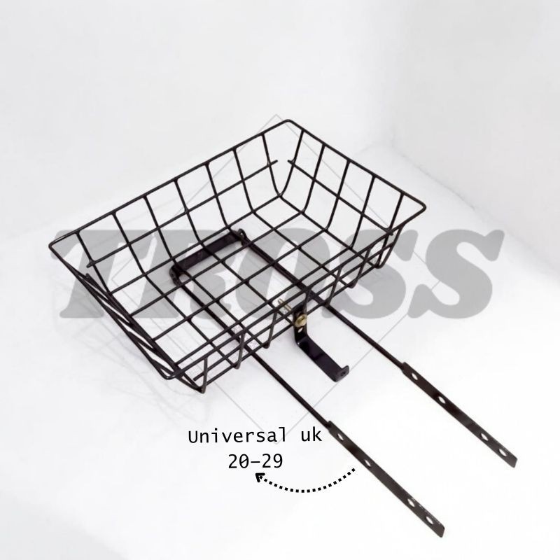 Jual Keranjang rak besi sepeda depan sepeda federal commuter universal ...