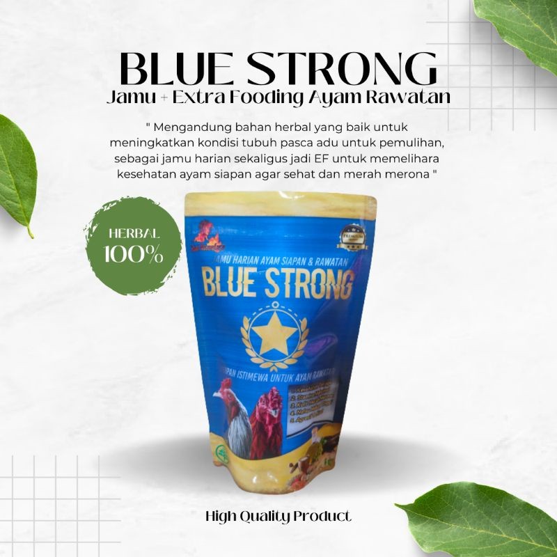 Jual Racikan Ayam Bangkok Prima Jamu Harian BLUE STRONG Untuk Pakan ...