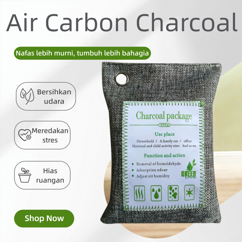 Jual Air Purifier Bag Bamboo Charcoal Penyerap Bau Lembab Ruangan Rumah ...