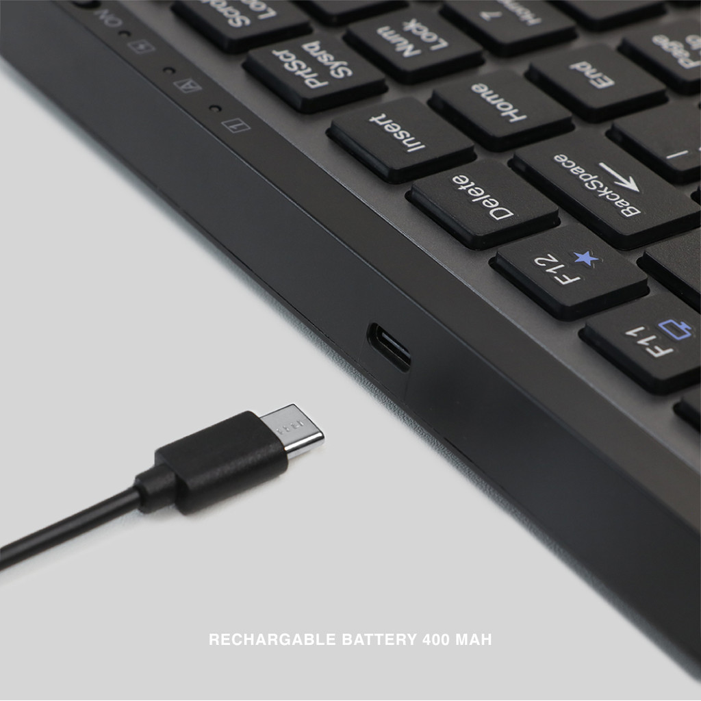 Rexus Keyboard Bluetooth Wireless Office KL100 (4)