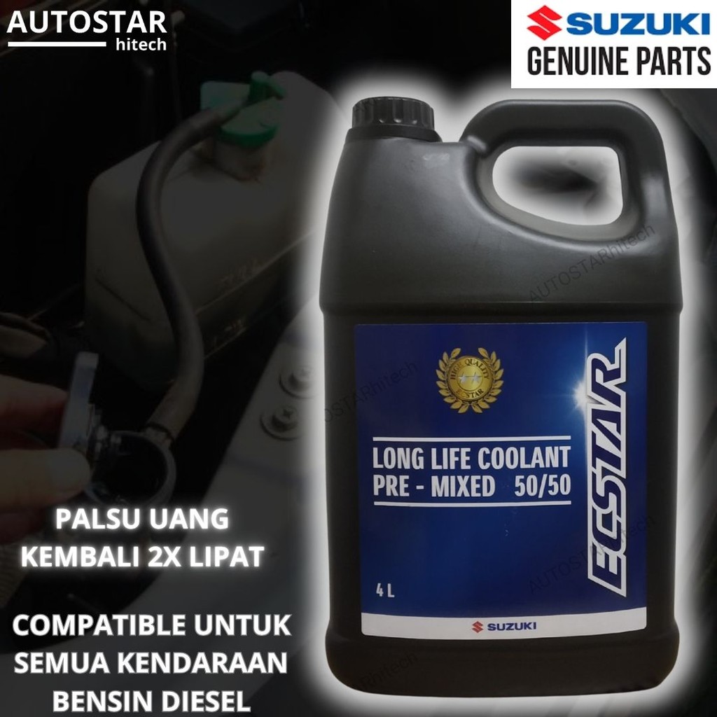 Jual SUZUKI ECSTAR LONG LIFE COOLANT 50/50 PRE MXED CAIRAN RADIATOR 4L ...
