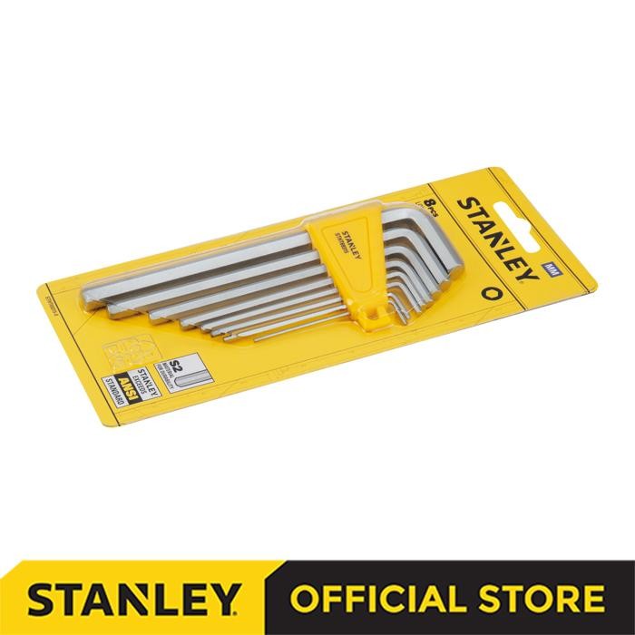 Jual Stanley Ball Point Hex Key (Long) / Kunci Hex Key Set 8pcs ...