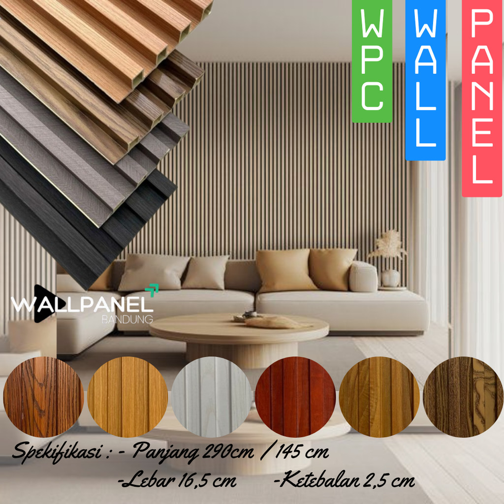Jual WallPanelBandung WallPanel PVC Ukuran 1,5 Meter Dan 3 Meter / WPC ...