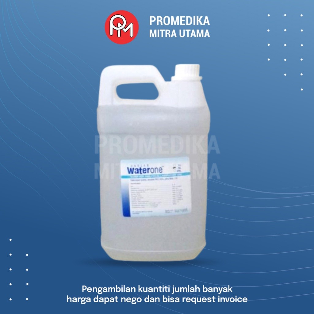 Jual Water One Onelab 5 Liter untuk pelaru reagent | Shopee Indonesia
