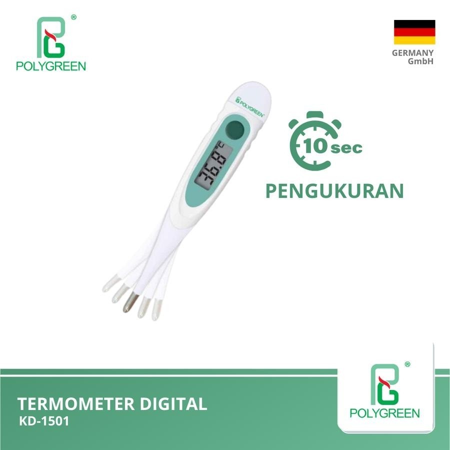 Jual Polygreen Thermometer Digital Flexible KD-1501 Termometer Digital ...