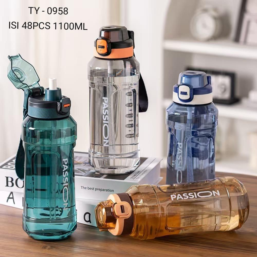 Jual FT Botol Minum Transparan - botol Air Olahraga Warna | Shopee ...