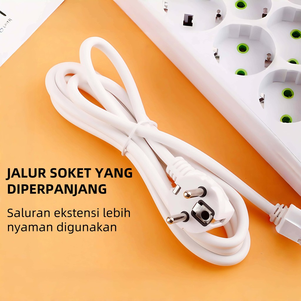 Jual 【COD】INKAC Power Strip standar Eropa Power Socket Multiguna ...