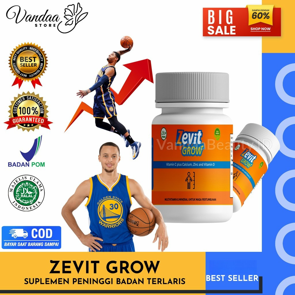 Jual ZEVIT GROW: Peninggi Tubuh untuk Semua Usia, Menambah Tinggi Badan ...
