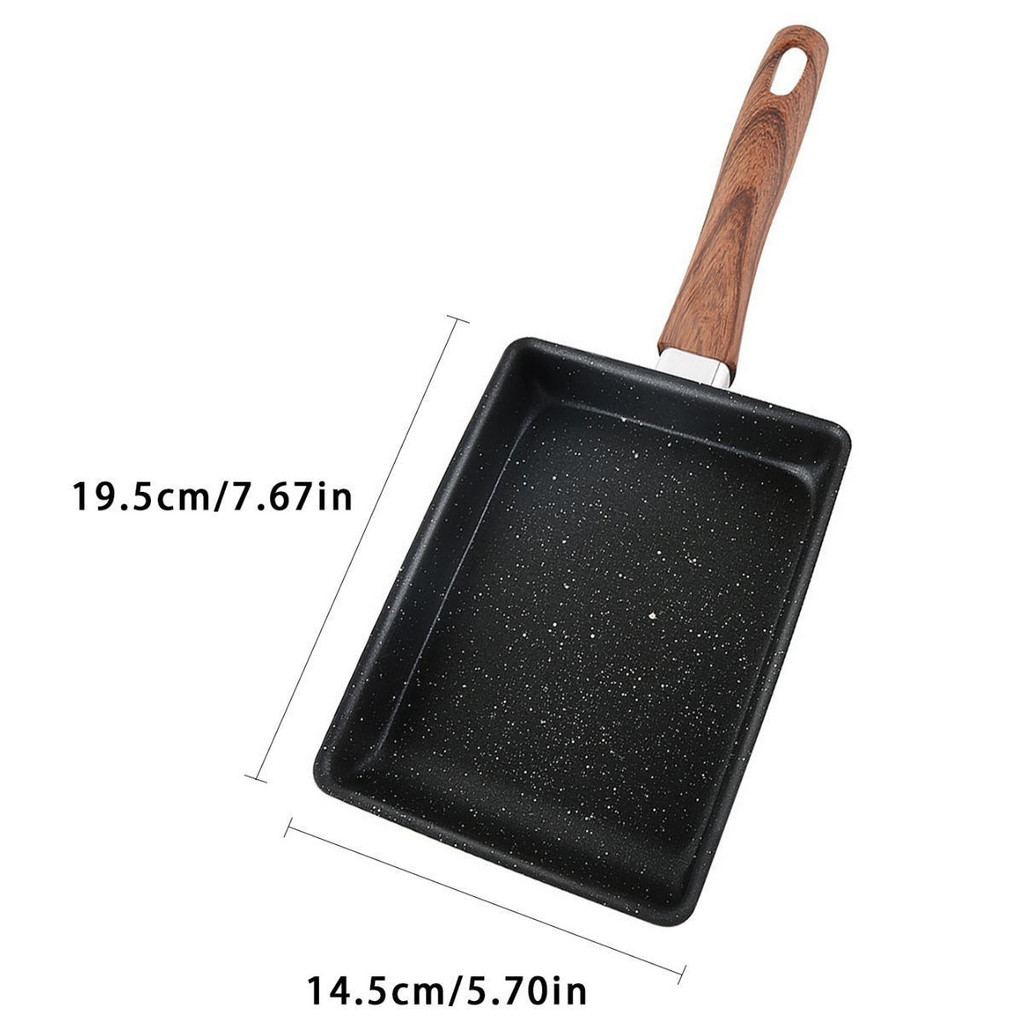 Jual Tamagoyaki Japanese Omelette Pan Nonstick Egg Pan Skillet ...