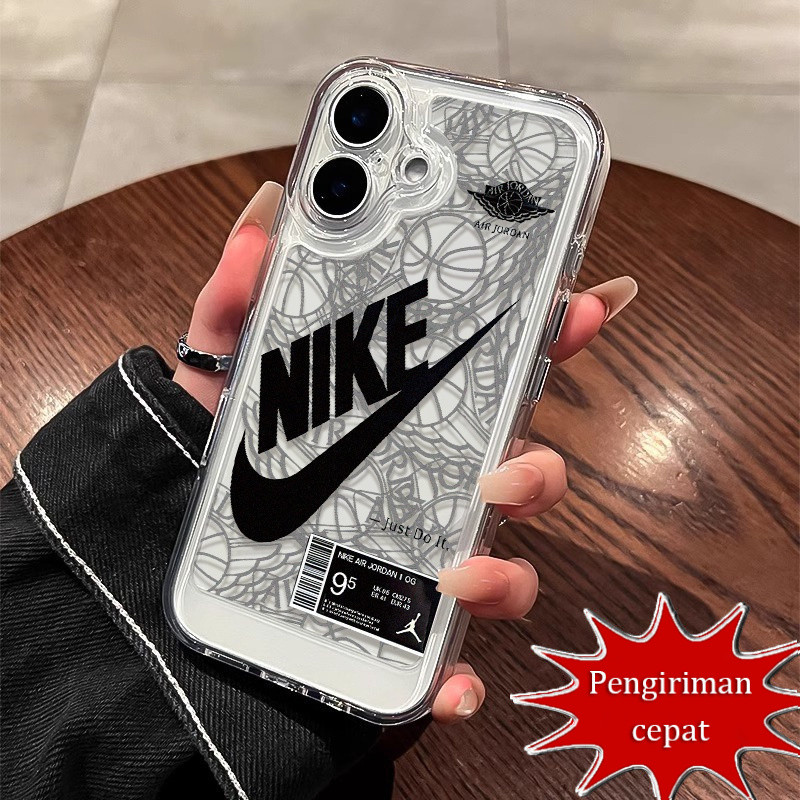 Jual Soft Nike Anti Jamur Cowok Casing Iphone 17 Pro Max 17 Air 16E 15 ...