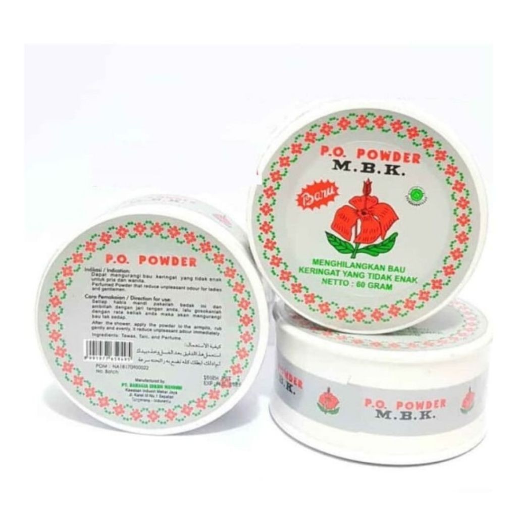 Jual MBK PO Powder Bedak Ketiak Silver Putih | Penghilang Bau Badan ...