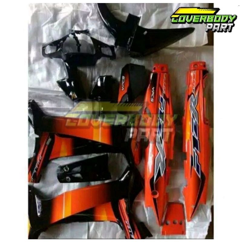 Jual PROMO cover body fiz r fullset body halus fizr oren orange set ...
