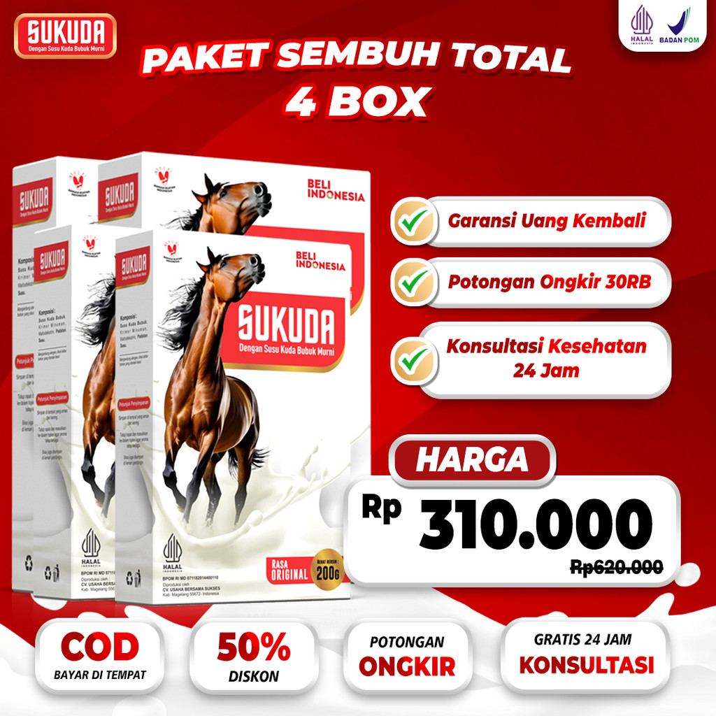 Jual Sukuda Susu Kuda Liar Lombok Murni Kolostrum 200 Gram | Shopee ...