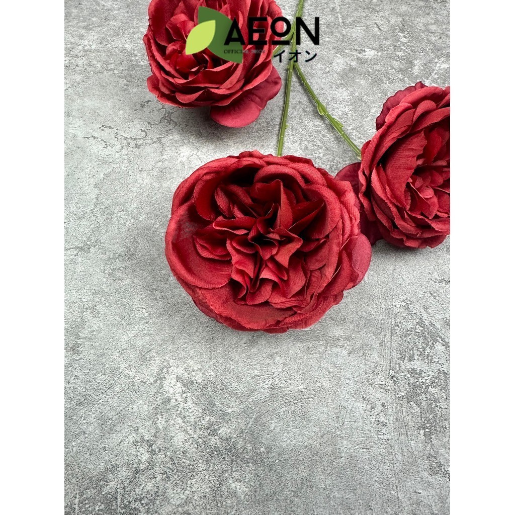 Jual AEON - C67 SAM (x3) Bunga Austin Kain Sutra 65CM ARTIFICIAL BUNGA ...