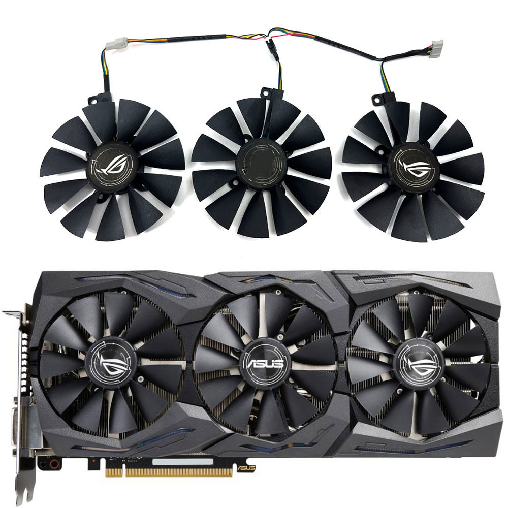 Jual 1SET 6PIN ROG-STRIX-GTX1070-O8G-GAMING GPU Fan，For ASUS ROG-STRIX ...