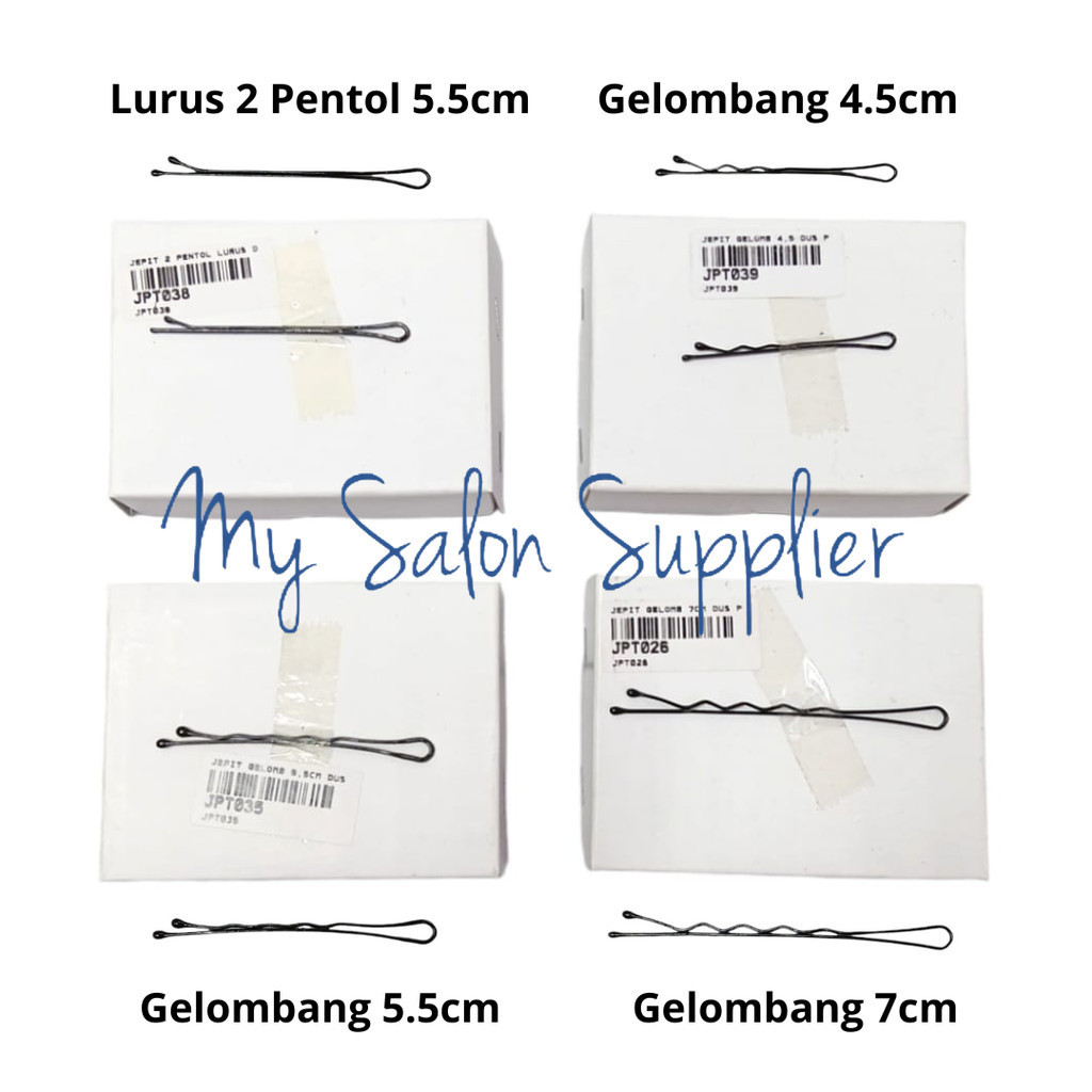 Jual Jepit Rambut Lidi Sanggul Lurus / Gelombang / Bobby Pin / Hair Pin ...