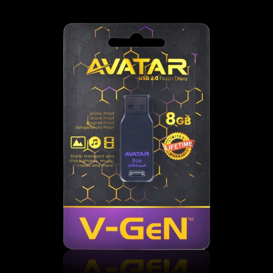 Jual USB Flash Disk 8GB 16GB 32GB 64GB 128GB V-GeN AVATAR | Shopee ...
