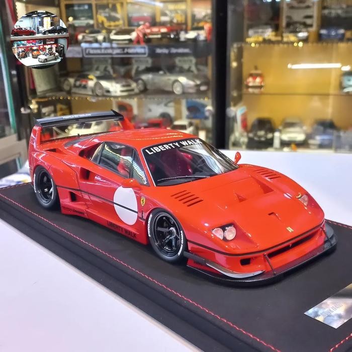 Jual Diecast LBWK Liberty Walk Ferrari F40 Red Tokyo Auto Salon 2024 by ...