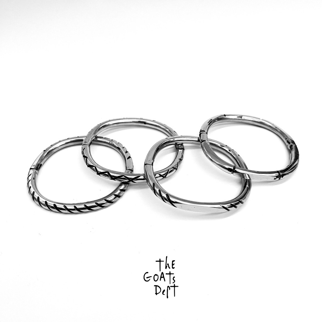 Jual The Goats Dept - Oscar Bangle Original / TGD1260 Gelang besi putih ...