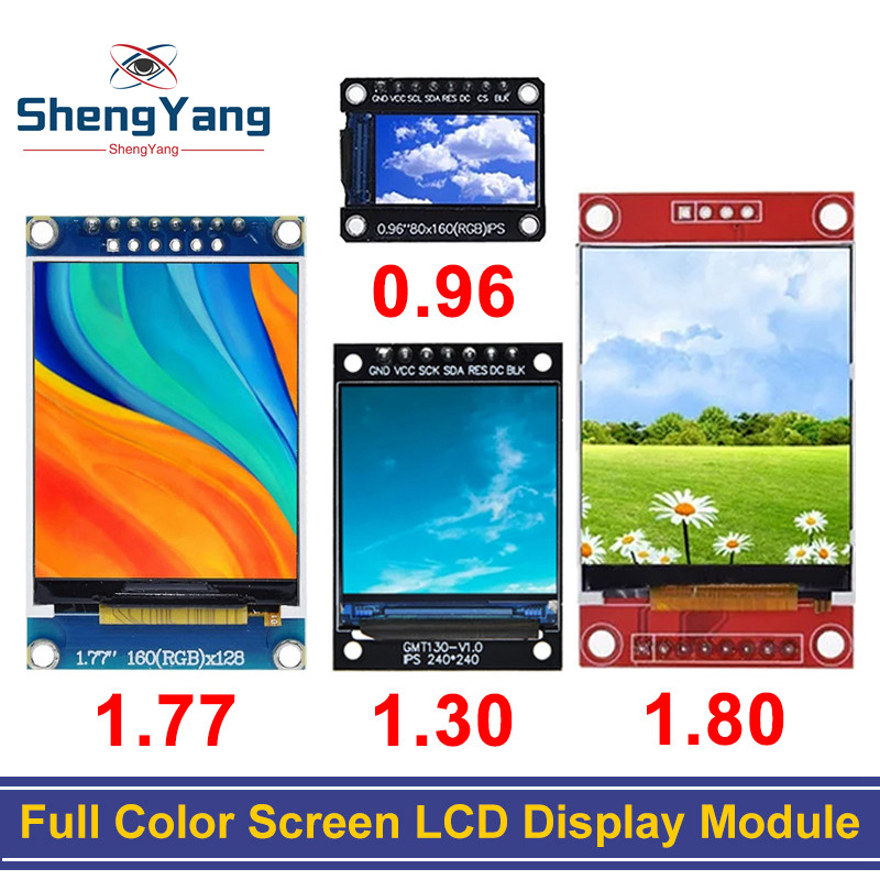 Jual TFT Display 0.96/1.3/1.44/1.8/2.4/2.8/3.5 Inch TFT Full Color ...